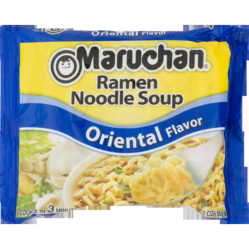 Maruchan Ramen Noodle Soup, Pork Flavor - 3 oz