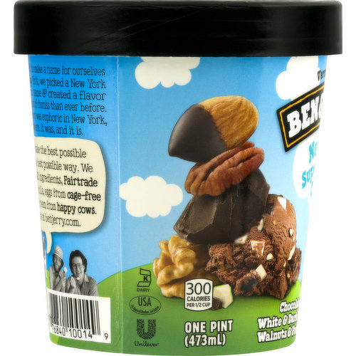 Ben & Jerry's New York Super Fudge Chunk® Chocolate Ice Cream Pint