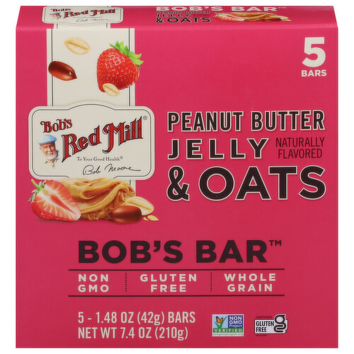 Bob's Red Mill Bob's Bar Bars, Peanut Butter Jelly & Oats