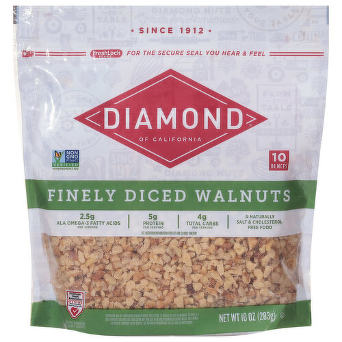 Diamond of California Walnuts, Finely Diced