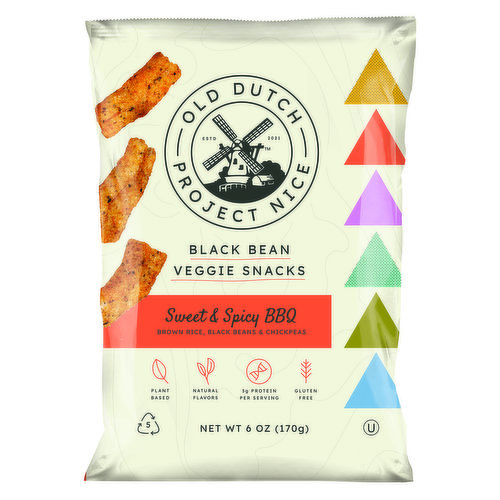 Old Dutch Sweet & Spicy Black Bean Veggie Snacks