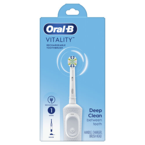 Oral-B Vitality Vitality FlossAction Electric Rechargeable Toothbrush, powered by Braun