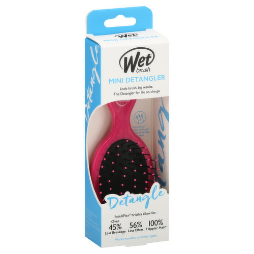 Wet Brush Brush, Pink, Mini Detangler
