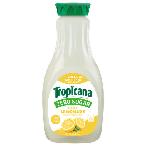 Tropicana Lively Lemonade, Zero Sugar