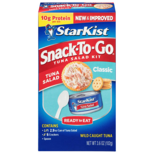 StarKist Snack-To-Go Tuna Salad Kit, Classic