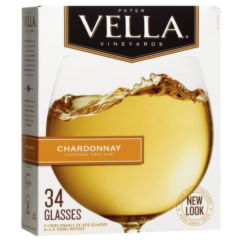 Peter Vella Chardonnay White Wine 5L