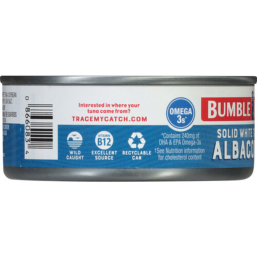 Bumble Bee Solid White Albacore Tuna in Vegetable Oil