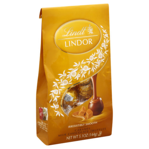 Irresistibly smooth. Master Swiss Chocolatier since 1845. Do you dream in chocolate? Then discover Lindor and enjoy a moment that is yours: when you break Lindor's delicate chocolate shell, the irresistibly smooth filling starts to melt, gently caressing all your senses and taking you to a place where chocolate dreams come true. Lindor, created by Lindt's Master chocolatiers. Passion and love for chocolate since 1845. Quality guarantee. Look for the Lindor Milk, assorted white and dark bags at stores near you.