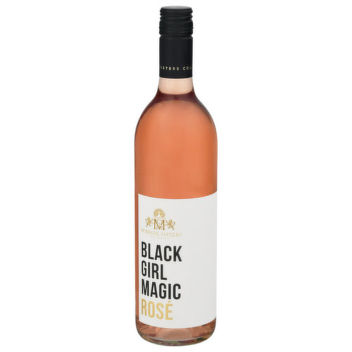 Black Girl Magic is more than a phrase. It's a feeling. A look. A mood. A taste. The Black Girl Magic collection is our personal ode to our culture and story, inspired by the magic and resilience of black women, to be enjoyed by all. We created these wines to draw a parallel to the culture, beauty and style of black women as a means to inspire, inform and invite in all who appreciate and respect what Black Girl Magic truly means. Our elegant rose has vibrant flavors of strawberries, raspberries and Meyer lemon with aromatic notes of fragrant white florals. Black owned. Women owned. Vintners & sisters. - Robin & Andrea.