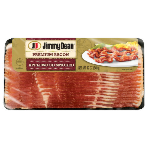 Jimmy Dean Premium Applewood Smoked Bacon, 12 oz.