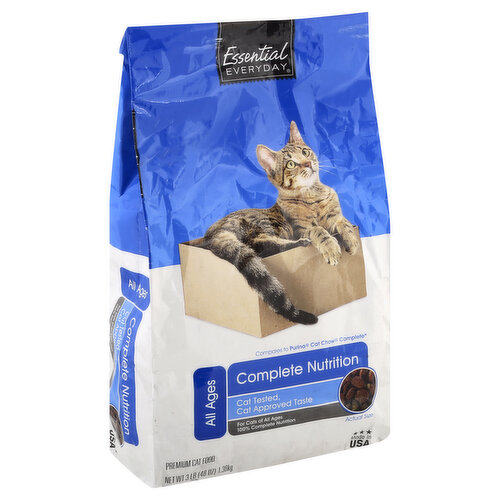 Essential Everyday Cat Food, Premium, Complete Nutrition, All Ages