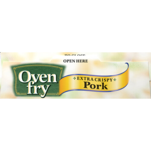 Oven Fry Seasoned Coating Mix, for Pork, Extra Crispy