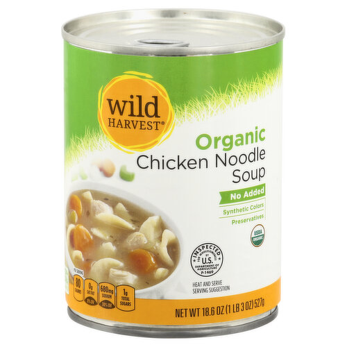 Wild Harvest Chicken Noodle Soup, Organic