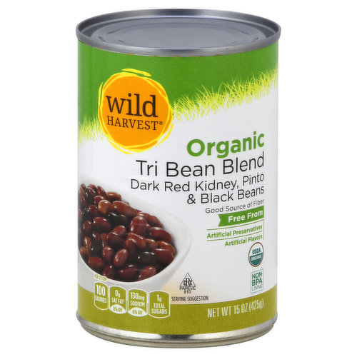Wild Harvest Tri Bean Blend, Organic