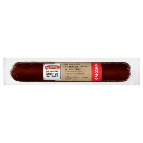 Old Wisconsin Summer Sausage, Premium, Original