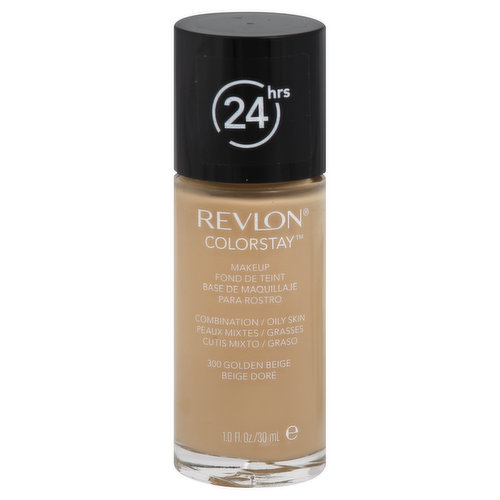Revlon ColorStay Makeup, Combination/Oily Skin, Golden Beige 300