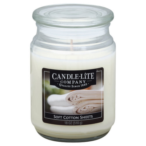 Candle-Lite Candle, Soft Cotton Sheets