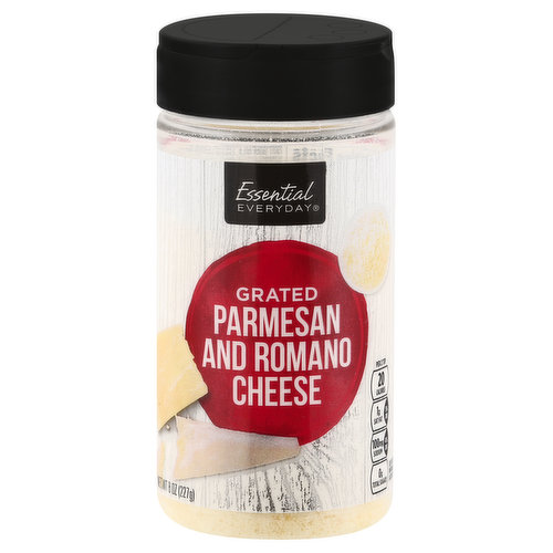 ESSENTIAL EVERYDAY Cheese, Parmesan and Romano, Grated