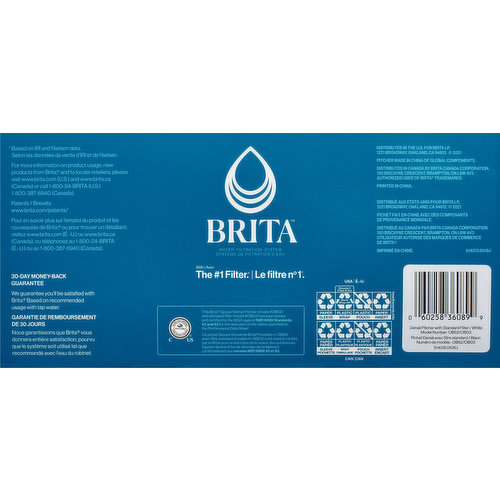 Système de filtration Brita® 6 tasses de 240 ml