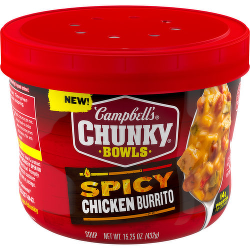 Campbell's® Chunky® Spicy Chicken Burrito Soup