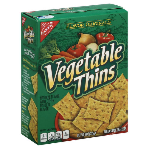 Vegetable Thins Baked Snack Crackers