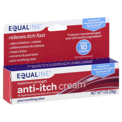 Equaline Anti-Itch Cream, Maximum Strength