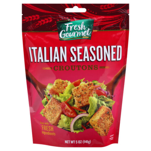 Fresh Gourmet Croutons, Italian Seasoned