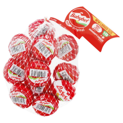 Babybel Semisoft Cheeses, Original, Mini - 6 Count