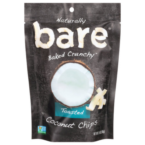 Bare Baked Crunchy Coconut Chips, Toasted