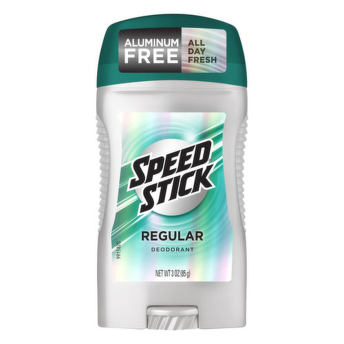 Aluminum free. All day fresh. 24 hour odor fighting formula. Feel clean, masculine and confident. Comfort guard applicator for comfort and control. www.speedstick.com.