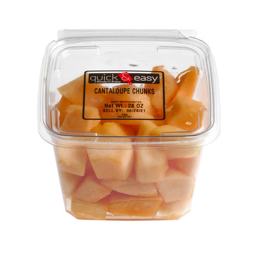 Quick and Easy Cantaloupe Chunks
