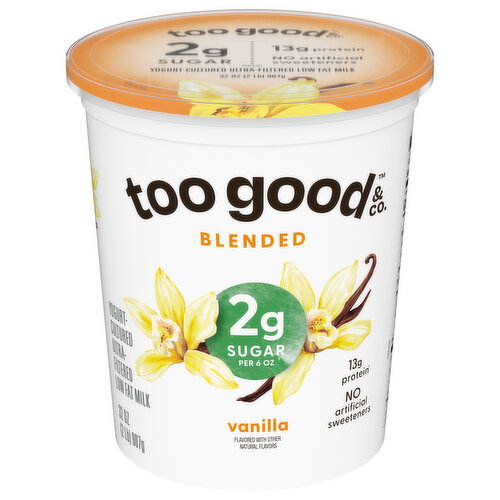 Too Good & Co. Yogurt, Blended, Vanilla