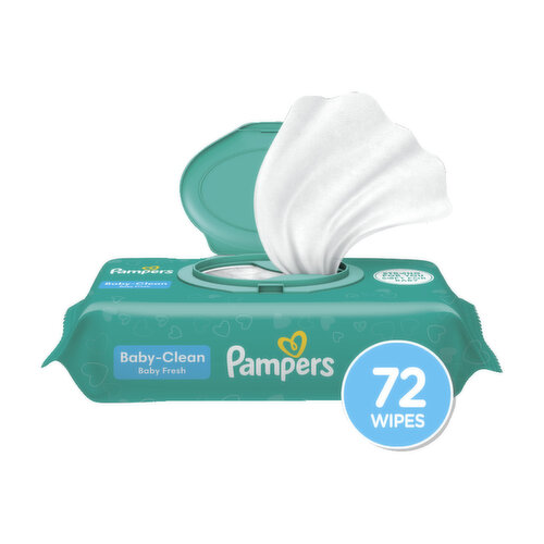 Pampers Baby Clean Baby Clean Wipes Baby Fresh Scented 1X Pop-Top