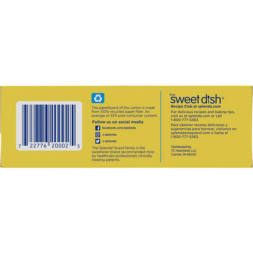 Splenda Zero Calorie Sweetener