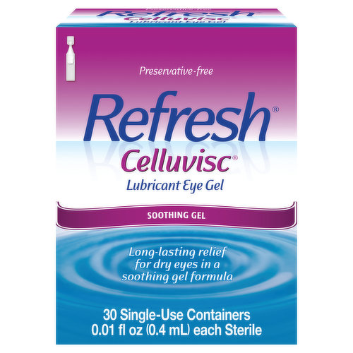 Refresh Celluvisc Eye Gel, Lubricant, Soothing