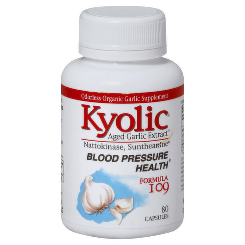 Kyolic Blood Pressure Health, Formula 109, Capsules