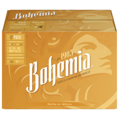 Bohemia Beer, 12 Pack