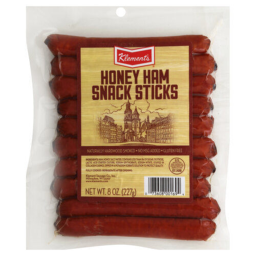 Klements Snack Sticks, Honey Ham