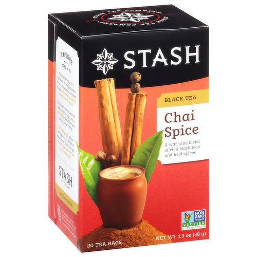 Stash Black Tea, Chai Spice, Tea Bags