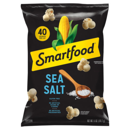 Smartfood Popcorn, Sea Salt