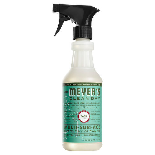 Mrs. Meyer's Clean Day Multi-Surface Cleaner, Everyday, Basil Scent