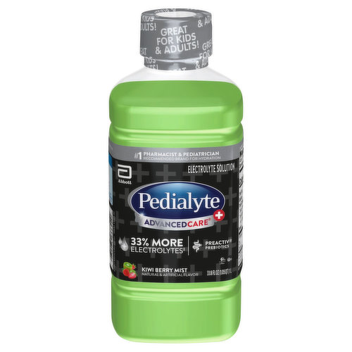 Pedialyte AdvancedCare Plus Electrolyte Solution, Kiwi Berry Mist