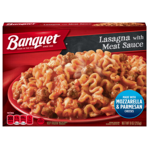 Banquet Classic Lasagna With Meat Sauce