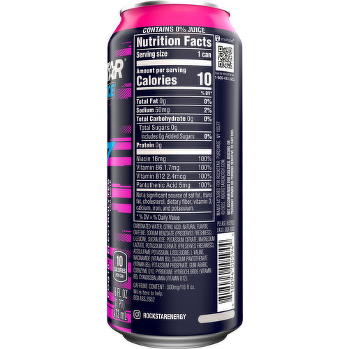  Rockstar Energy Drink with COQ10 and Electrolytes