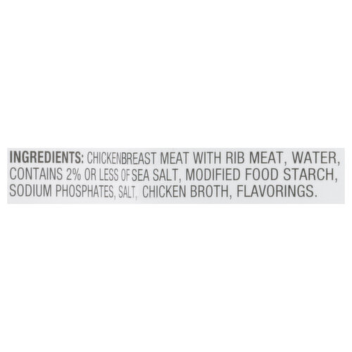 Essential Everyday Chicken Breast Meat with Rib Meat, in Water