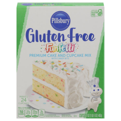 Pillsbury Cake and Cupcake Mix, Funfetti, Premium