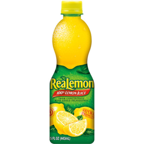 Natural strength. Trusted quality since 1934. Juice of about 10 quality lemons.