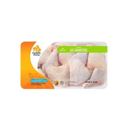 Gold'n Plump Chicken Leg Quarters, Family Pack