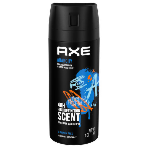Axe Deodorant Bodyspray, Anarchy, Dark Pomegranate & Sandalwood Scent
