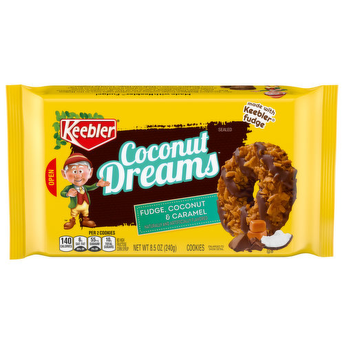 Keebler Coconut Dreams Coconut Dreams Cookies, Fudge, Coconut & Caramel